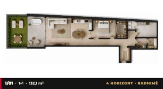 Garden Apartment 1/01 · 1+1 · Private garden – 4 Horizont, Radhimë · Sold