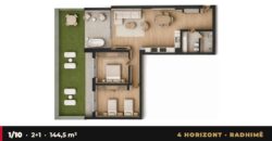 Garden Apartment 1/10 · 2+1 · Private garden – 4 Horizont, Radhimë