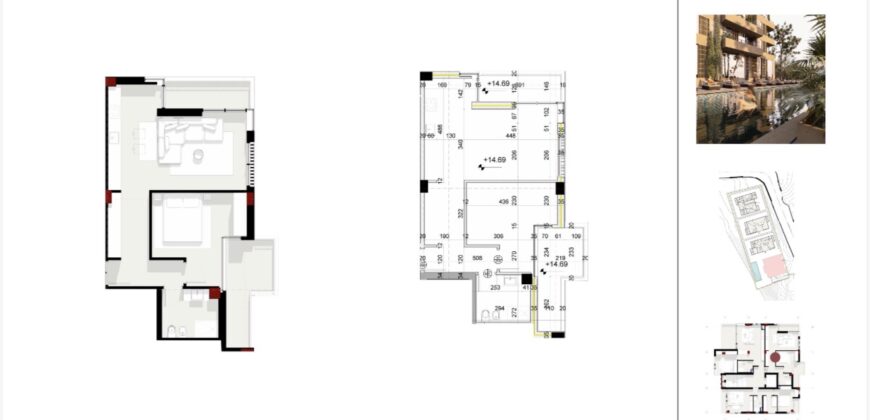 Apartment D4-2 · 1+1 · Sea view – 4 Horizont, Radhimë
